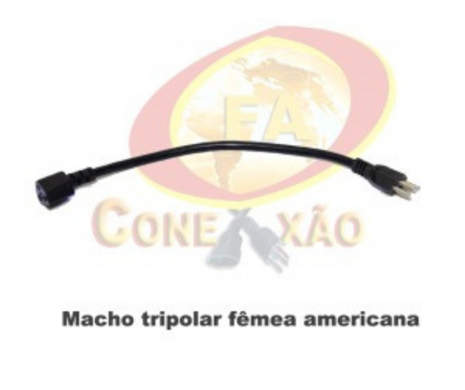 Produto AC padrão americano com 6 tomadas